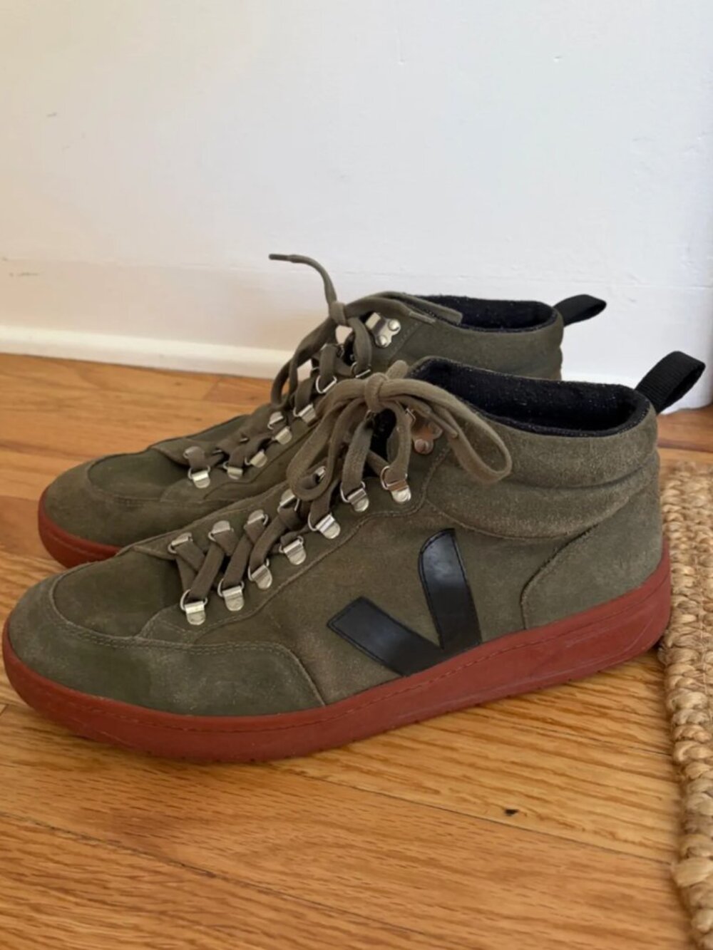 Veja Roraima Suede High Top Sneakers